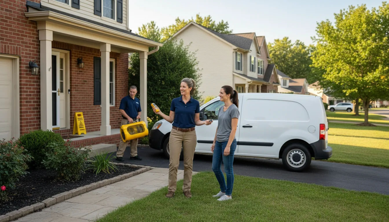 Water restoration image for Home Water Damage Repair in Twin Oaks, OK
